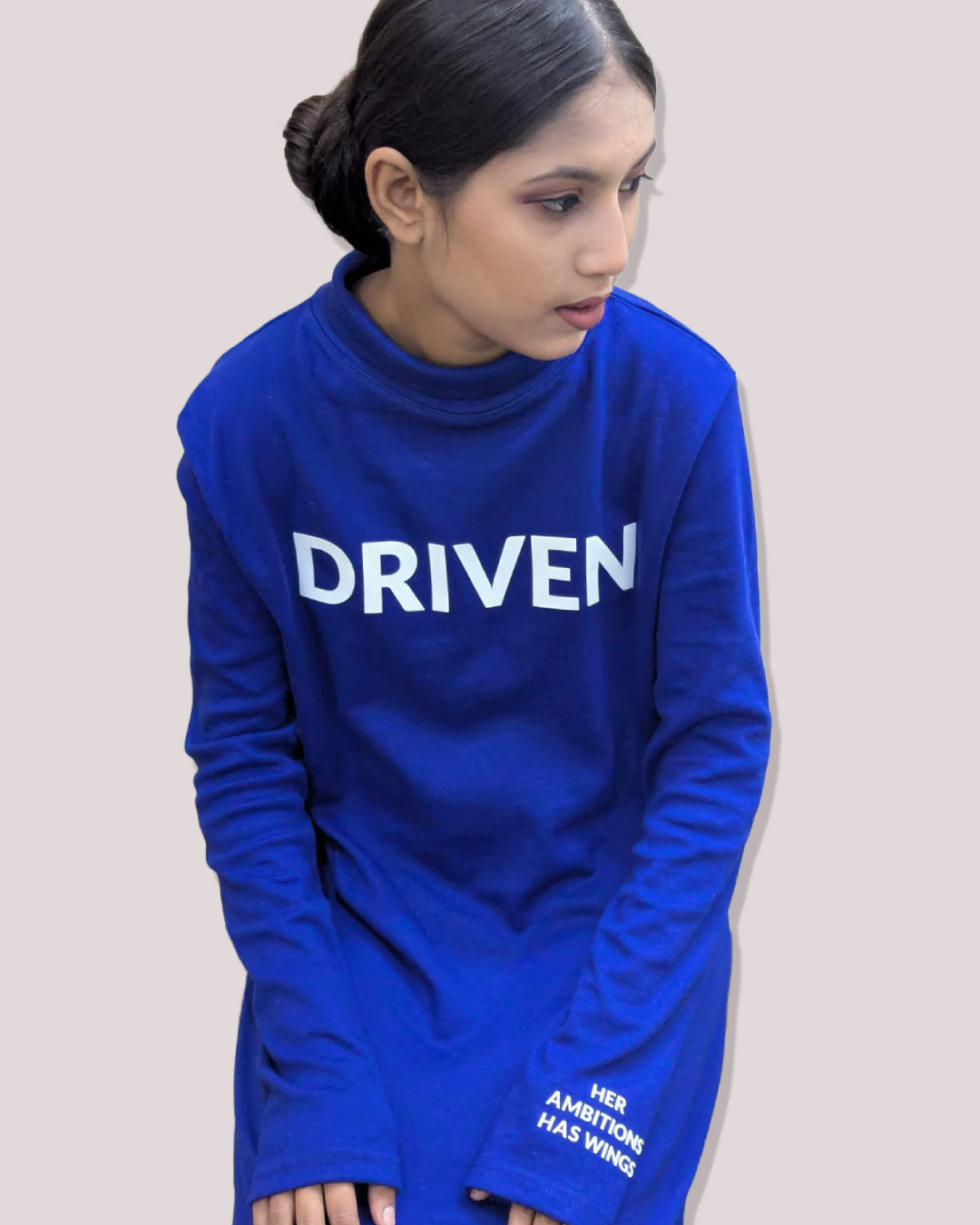 DRIVEN - High Neck Long Maxi Dress