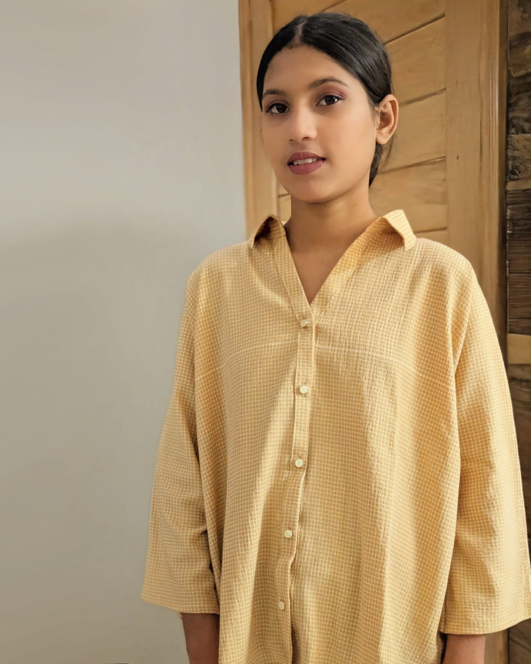 Checkered Oversized Shirt